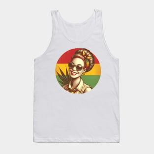 reggae rasta girl Tank Top